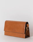 Stella, Structured Crossbody Bag - Classic Cognac Leather