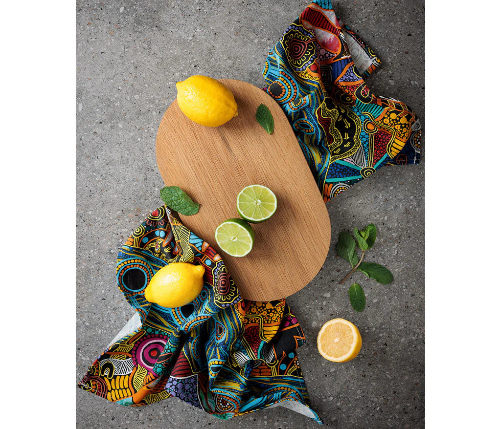 Tea Towel - Artwork by Justin Butler – The Fair Trader