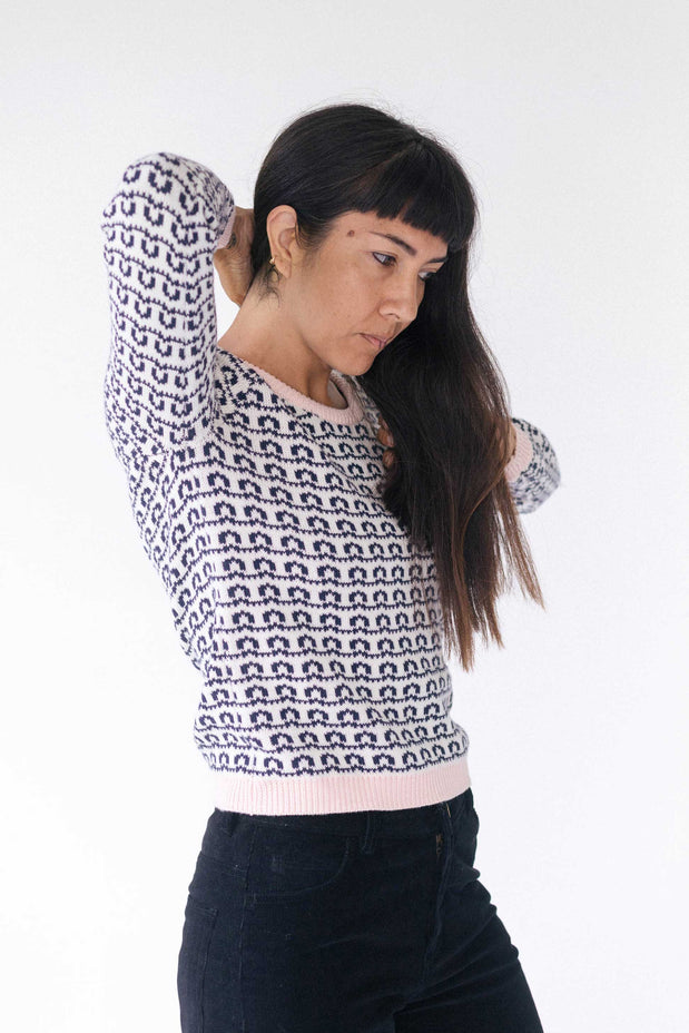 Organic cotton knit - Tilda Lazybones jumper