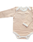 Sustainable Long Sleeve Body Suit - Latte