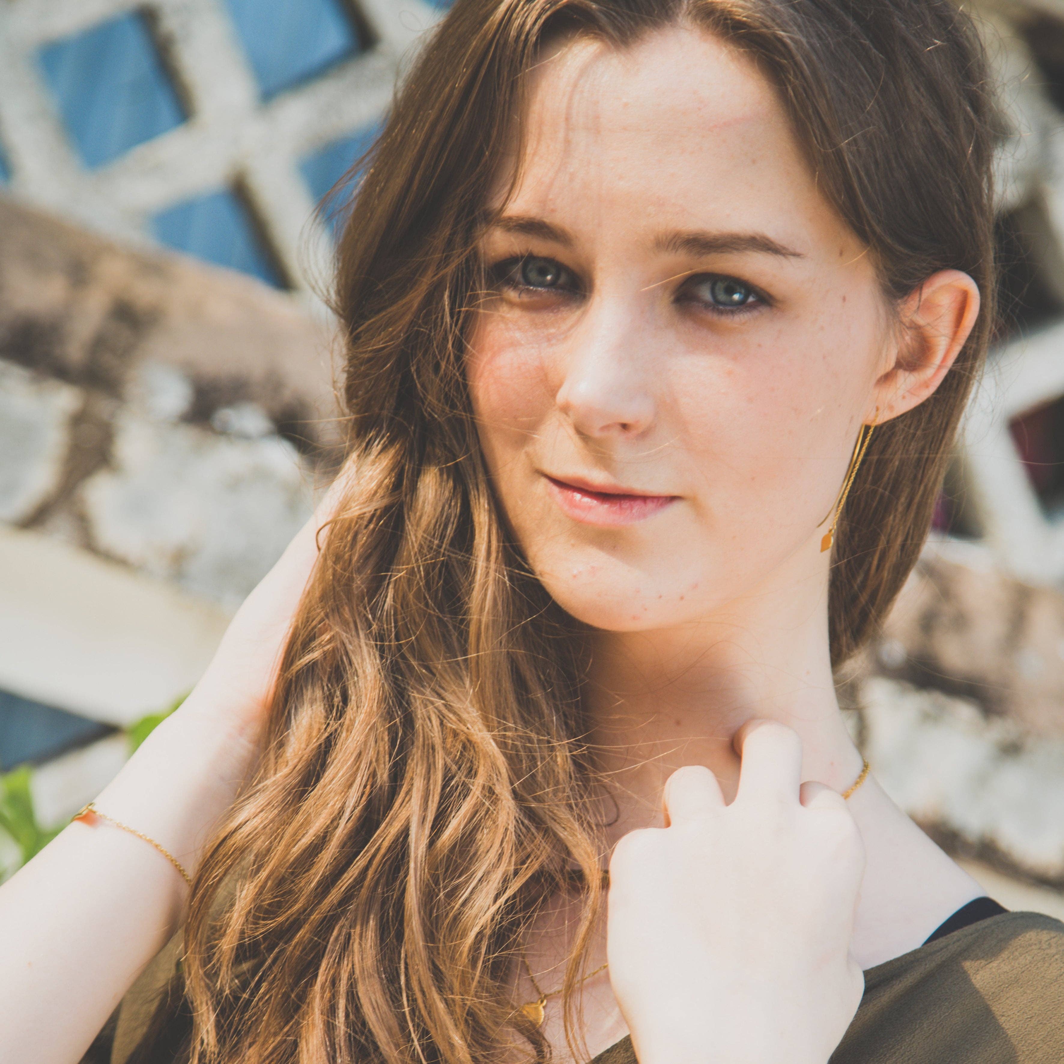 Eden Leaf Drop Earrings - Gold ARRIVING EARLY JUNE