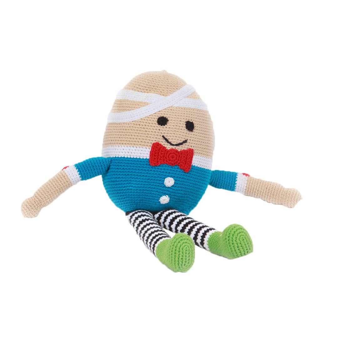 Humpty Dumpty Nursery Rhyme Doll – Handmade Cotton Toy