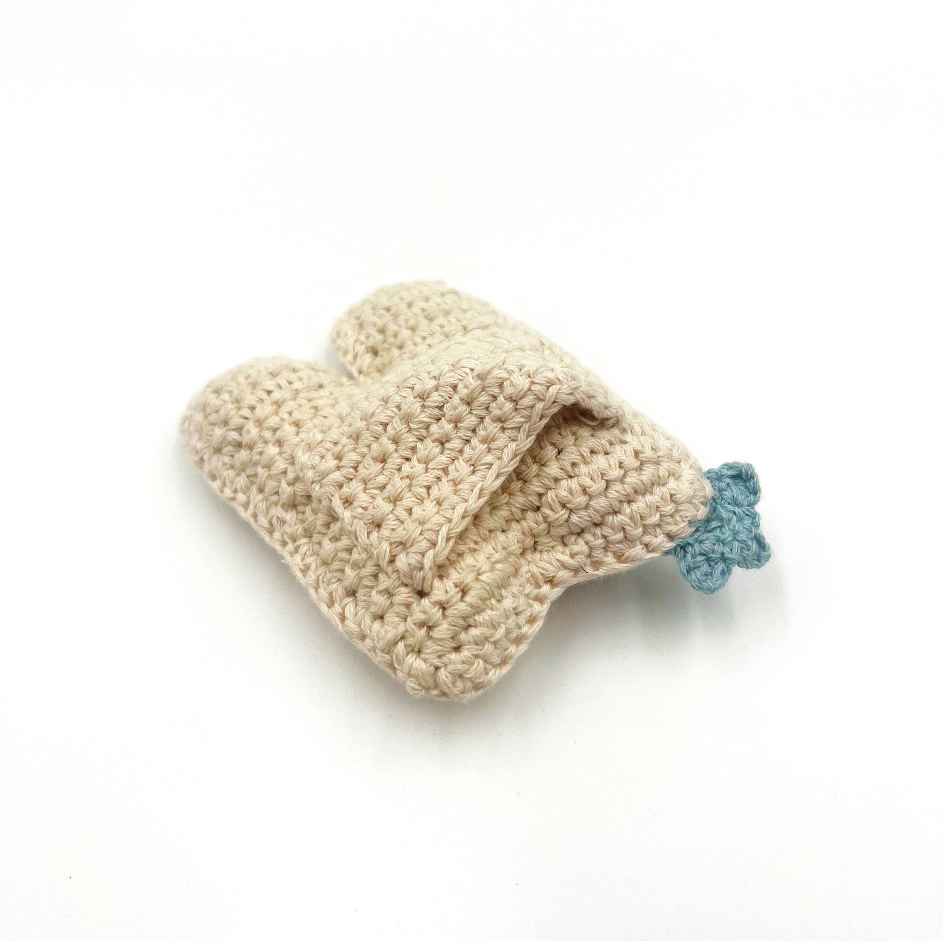 Baby Rattle Tooth with Pocket