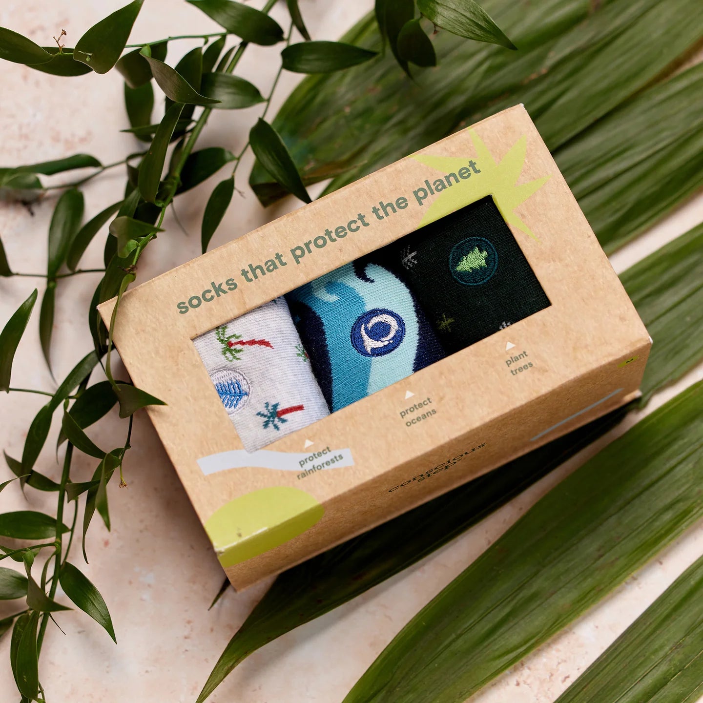 Socks Protect the Planet Gift Box