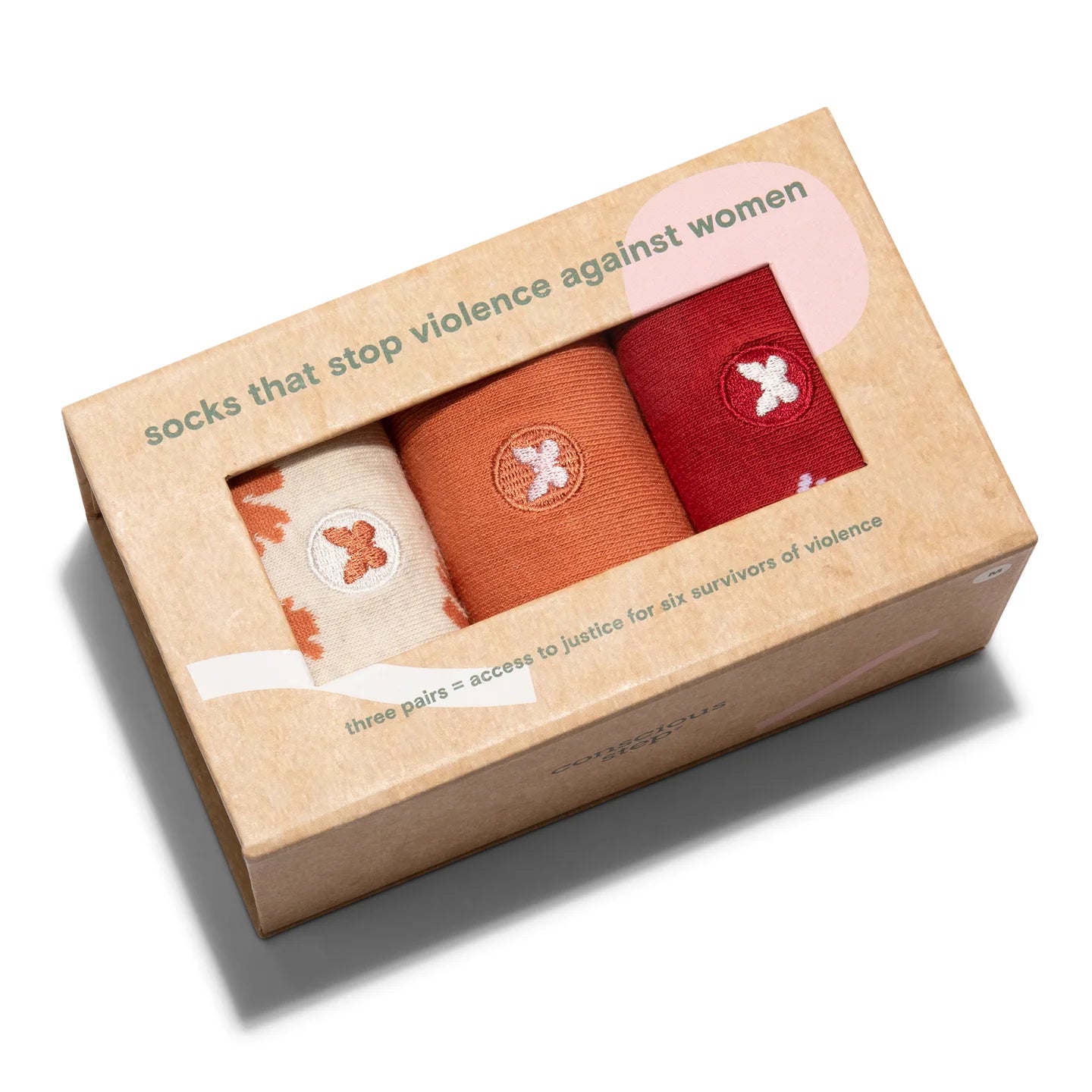 Socks to Stop Violence against Women Gift Box