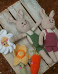 Daffodil Flower Rattle – Handmade Organic Cotton Spring Toy
