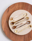 Long Handle Horn Condiment Spoon