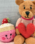 Handmade Heart Teddy Bear