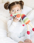 Velvety Plush Organic Rainbow Bunny