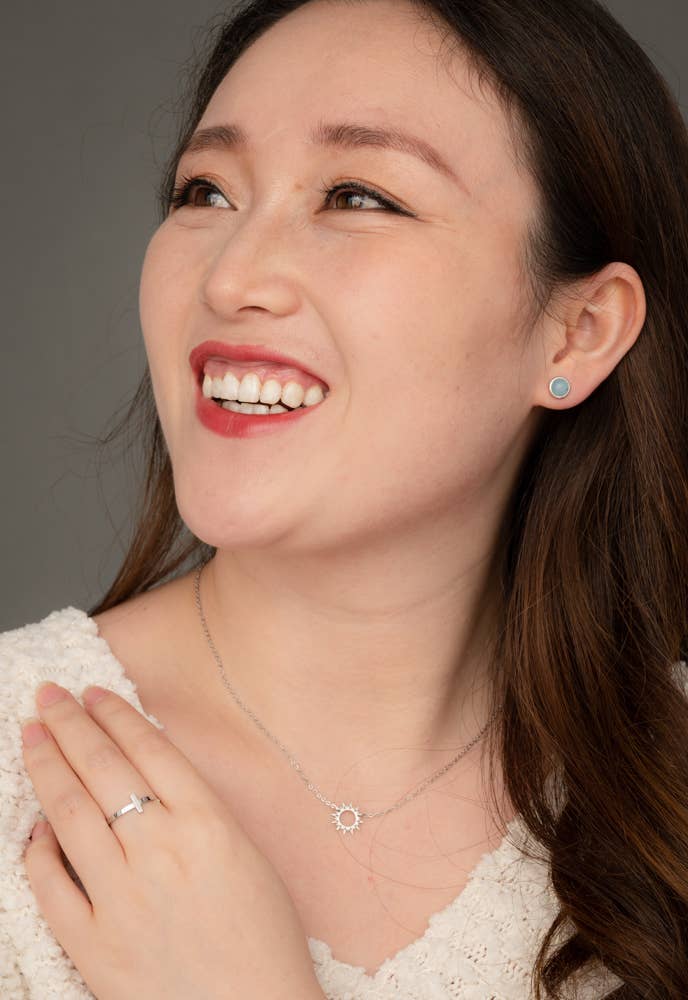 Mallory Silver Necklace - Stainless Steel ARRIVING EARLY JUNE