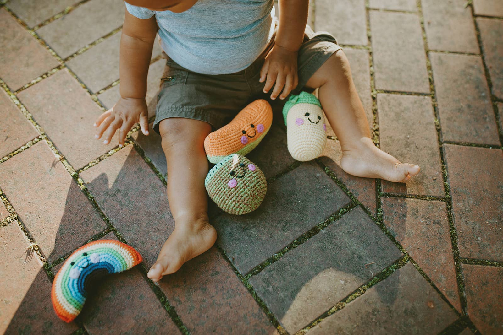Pretend Play Food Rattle - Pineapple