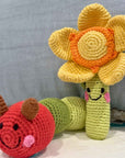 Handmade Caterpillar Baby Rattle