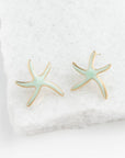 Starfish Hope Studs in Mint