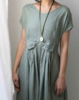 Eloise Linen Dress - Slate