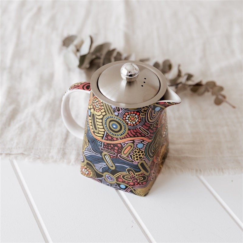 Aboriginal Art Gifts & Homewares Australia Justin Butler Teapot The