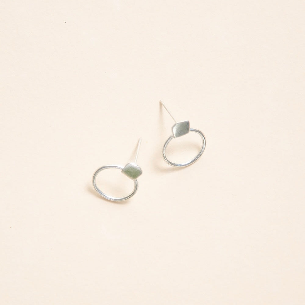 Silver Silver Hoop Earrings | Desiderate – Desiderate PTY LTD