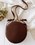 Leather Crossbody Canteen Bag