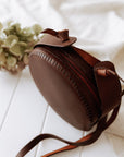 Leather Crossbody Canteen Bag