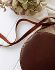 Leather Crossbody Canteen Bag