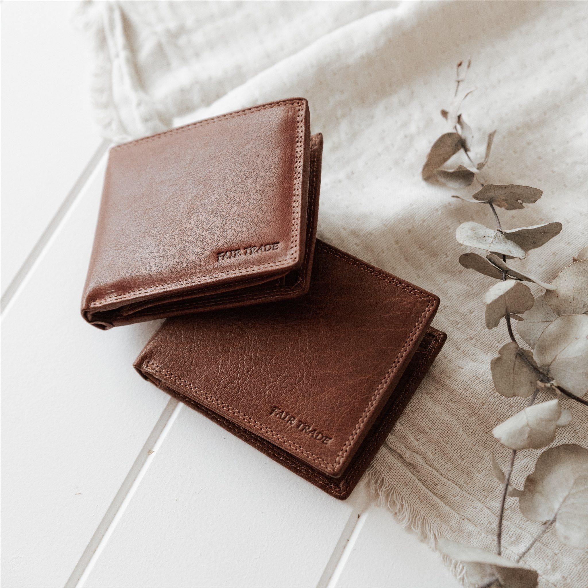 Leather Wallet - Tan