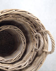 Rattan Laundry Storage Baskets Round