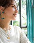 Layered Necklace Gold Chain and Pendant