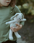 Bunny Baby Rattle – Handmade Organic Cotton Baby Toy