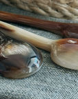 Long Handle Horn Condiment Spoon