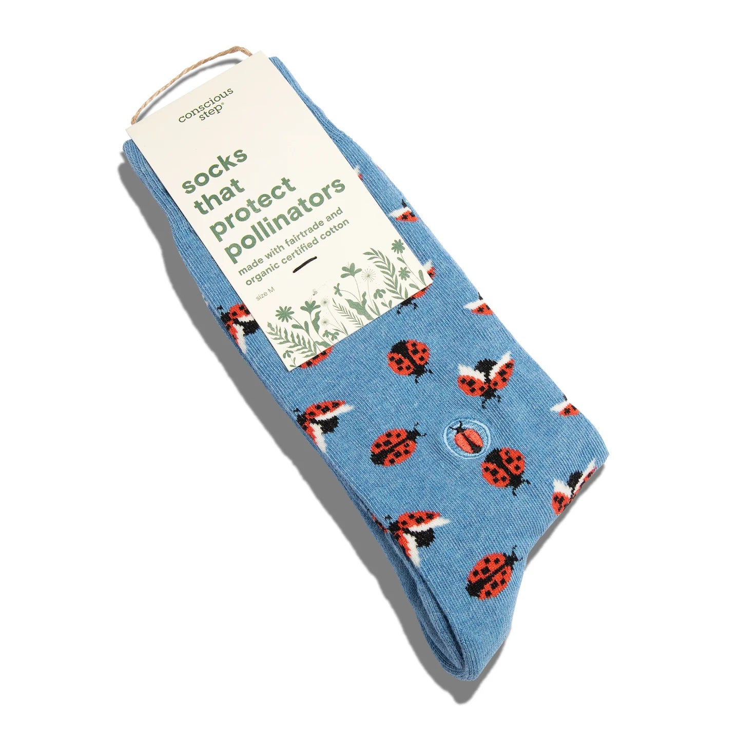 Socks that Protect Pollinators - Lady Bug