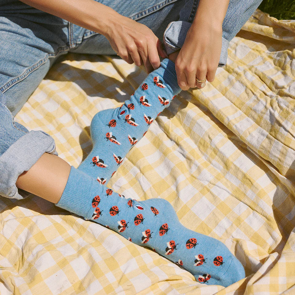 Socks that Protect Pollinators - Lady Bug
