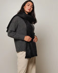 Alpaca Classic Scarf - Charcoal
