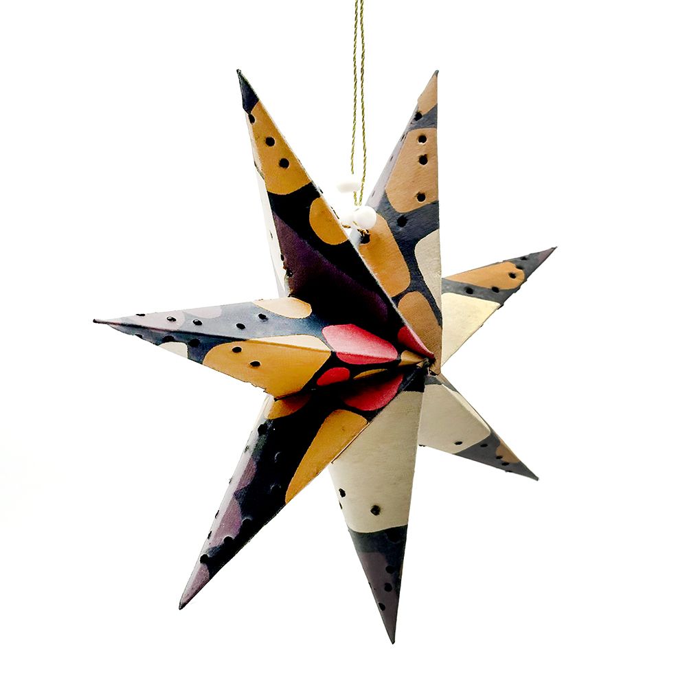 Fair Trade Christmas Gifts & Decorations | Indigenous Art Paper Star ...