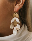 Madhu Teardrop Chandelier Earrings