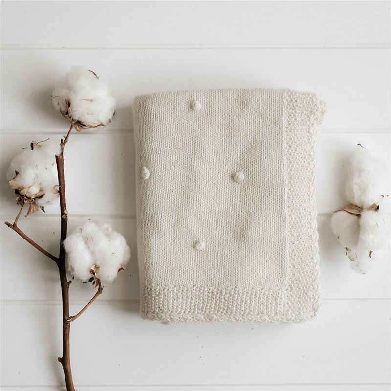 Alpaca Baby Blanket - Cream - The Fair Trader