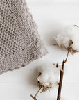 Cotton Baby Blanket - Grey - The Fair Trader