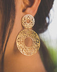 I Am Brave Drop Earrings - The Fair Trader
