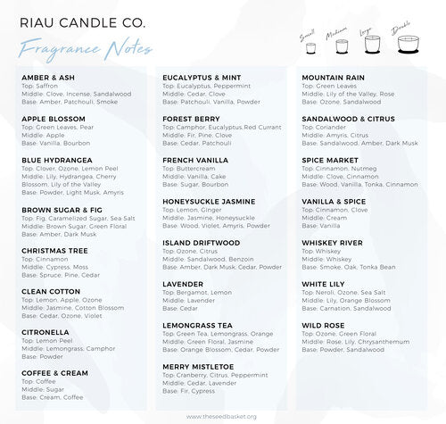 Riau Aromatherapy Candles - Medium
