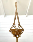 Handmade Jute Rope Plant Hanger - Natural