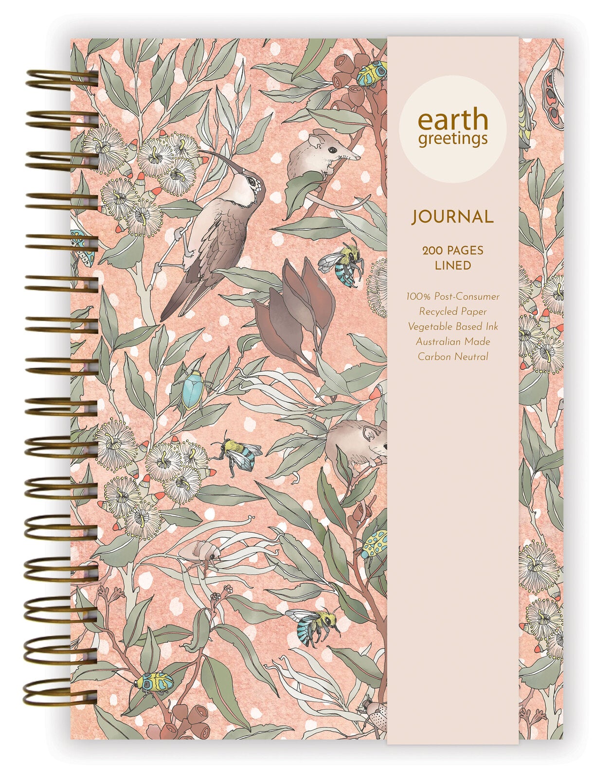 A5 Lined Journal - Pollinators