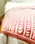 Cynthia Burke Cotton Baby Blanket - Punu Piti Pink