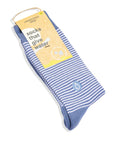 Socks That Give Water - Blue & White Stripes