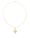 Music and Dance Necklace - Gold