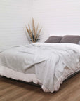 Alpaca Classic Large Throw - Silver