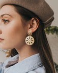 Chameli Earrings - Petal Coin - The Fair Trader