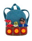 Pirate Felt Finger Puppet Backpack - The Fair Trader