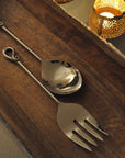 Knotted Salad Servers - Fork and Spoon Set - The Fair Trader