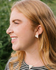 Tiffany Triangle Stud Earrings - The Fair Trader