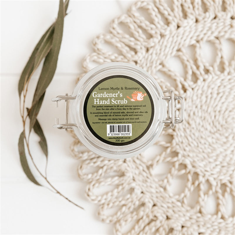 Gardner's Hand Scrub - Lemon Myrtle and Rosemary - The Fair Trader