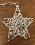 Silver Star Wire Christmas Decoration - The Fair Trader