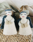 Christmas Angel - Hanging Decoration - Cream